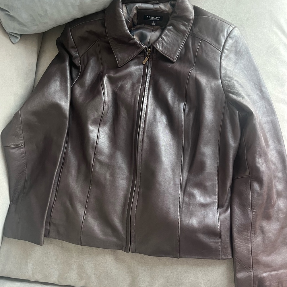 Sonoma Brown Lightweight Shirt Jacket